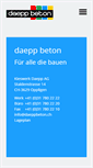 Mobile Screenshot of daeppbeton.ch